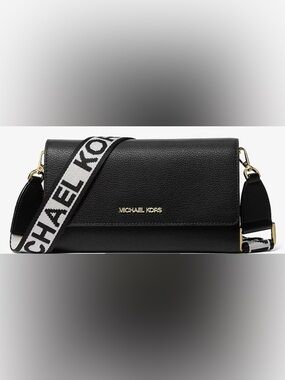 Jet Set Large Leather Crossbody Bag